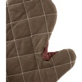 Food Service | San Jamar 800FG17 17 in. WebGuard Plus Fabric Bestguard Oven Mitt - Tan (1-Pair) image number 4