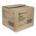 Cups and Lids | Pactiv Corp. M633524Y EarthChoice Pulpex 9.13 x 6.88 x 1.75 Steep Wall Paper Food Tray - Natural (460/Carton) image number 1