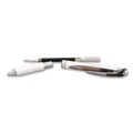 Pens | Pentel BLN75PW-A EnerGel RTX Fine 0.5 millimeter Retractable Gel Pen - Black Ink/White/Smoke Barrel image number 3