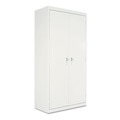 Office Filing Cabinets & Shelves | Alera CM7218LG 36 in. x 18 in. x 72 in. Heavy-Duty Welded Storage Cabinet with 4 Adjustable Shelves - Light Gray image number 0