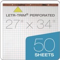 Notebooks & Pads | TOPS 7900 50 Sheets 27 in. x 34 in. Quadrille Rule Easel Pads - White (4/Carton) image number 2