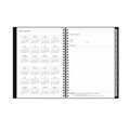 Notebooks & Pads | Blue Sky BLS131793 8.63 in. x 5.88 in. 12-Month (Jan-Dec 2026) Enterprise Weekly/Monthly Notes Planner - Black Cover image number 5
