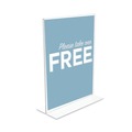 Office Presentation Supplies | Deflecto 69201 Classic Image 8.5 in. x 11 in. Insert Double-Sided Sign Holder - Clear image number 8