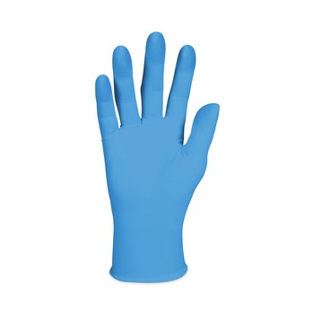  | Ansell 54422 6 mil Thick 9.5 in. Long Powder-Free G10 2PRO Nitrile Gloves - Medium, Blue (100/Box, 10 Boxes/Carton)