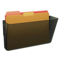 Desktop Organizers | Deflecto 73202 DocuPocket 13 in. x 4 in. Letter Size Stackable Wall Pocket - Smoke image number 2