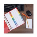 Dividers & Tabs | Universal UNV24808 11 in. x 8.5 in. 15-Tab Deluxe Table of Contents Dividers for Printers - White (6/Pack) image number 6
