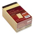Notebooks & Pads | Ampad 20-004R Gold Fibre 5 in. x 8 in. Medium/College Ruled Writing Pads - Canary Yellow (1-Dozen) image number 3