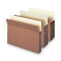 File Folders | Smead 73234 5.25 in. Expansion Drop Front File Pockets - Letter Size/Redrope (10/Box) image number 3