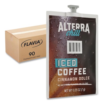 FLAVIA 48061 Alterra Coffee Freshpack - Iced Cinnamon Dolce (90/Carton)