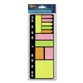 Notebooks & Pads | Redi-Tag B10249 Mixed Ring-Binder-Insertable Note Pad and Page Flag Set - Assorted Sizes and Colors (5/Pack) image number 2