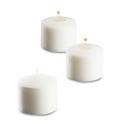 Breakroom Supplies | Sterno 40104 10 Hour Burn 1.46 in. x 1.33 in. Food Warmer Votive Candles - White (288/Carton) image number 0
