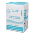 Cutlery | phade 511204 7.75 in. Marine Biodegradable Straws - Ocean Blue (6000/Carton) image number 3