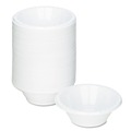 Bowls and Plates | Tablemate 5244WH 5 oz Plastic Dinnerware Bowl - White (125/Pack) image number 1