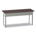 Office Desks & Workstations | Linea Italia LITTR742MOC Trento Line 59.13 in. x 23.63 in. x 29.5 in. Rectangular Desk - Mocha image number 2