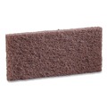 Sponges & Scrubbers | 3M 8541 4.62 in. x 10 in. Doodlebug Utility Pad - Brown (10/Carton) image number 3