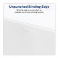 Dividers & Tabs | Avery 01058 11 in.x 8.5 in. 10-Tab Avery Style 58 Preprinted Legal Exhibit Side Tab Index Dividers - White (25/Pack) image number 2