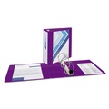 Binders | Avery 79813 3 Locking One Touch EZD Rings 4 in. Capacity 11 in. x 8.5 in. Heavy-Duty View Binder with DuraHinge - Purple image number 2