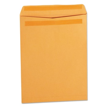 MAILING PACKING AND SHIPPING | Universal UNV35291 9.5 in. x 12.5 in. #12-1/2 Square Flap Self-Stick Open-End Catalog Envelopes - Brown Kraft (250/Box)