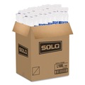 Cups and Lids | SOLO L16BL-0100 Polystyrene Plastic Flat Straw-Slot Cold Cup Lids Fits 12 oz to 24 oz Cups - Translucent (125/Pack, 16 Packs/Carton) image number 2
