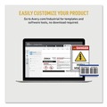 Labels | Avery 60506 UltraDuty 2 in. x 2 in. GHS Chemical Waterproof and UV Resistant Labels - White (50/Box) image number 5