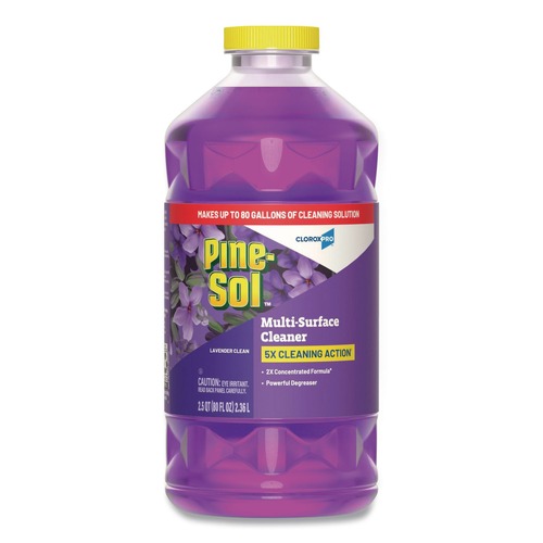 All-Purpose Cleaners | Pine-Sol 60608EA CloroxPro 80 oz. Concentrated Multi-Surface Cleaner - Lavender Clean Scent image number 0