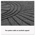 Floor Mats | Guardian EGDSF030604 EcoGuard 36 in. x 72 in. Diamond Single Fan Floor Mat - Charcoal image number 7