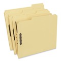 File Folders | Universal UNV13524 1/3 Cut Tab Letter Size Deluxe Reinforced Top Tab Folders with Fasteners - Yellow (50/Box) image number 0