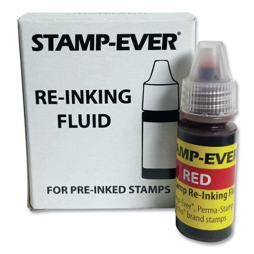 Stamps & Stamp Supplies | Trodat IR62 7 mL Bottle Refill Ink for Clik and Universal Stamps - Red image number 0