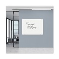 White Boards | Universal UNV43233 48 in. x 36 in. Frameless Glass Marker Board - White Surface image number 4