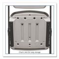 Office Chairs | Iceberg 64003 Rough n Ready 15.25 in. Seat Height Supports Up to 350 lbs. Commercial Folding Chair - Platinum Seat/Back, Black Base image number 9