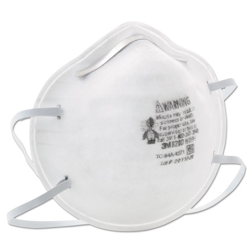 3M | 3M 8200 N95 Particle Respirator Mask - Standard Size (20/Box) image number 0