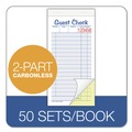 Sticky Notes & Post it | Adams 104-50SW 3.38 x 6.38 Two-Part Carbonless Guest Check Pad (10/Pack) image number 2