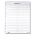 Notebooks & Pads | Rediform 50111 11 in. x 8.5 in. One-Part (No Copies) Wirebound Call Register image number 1