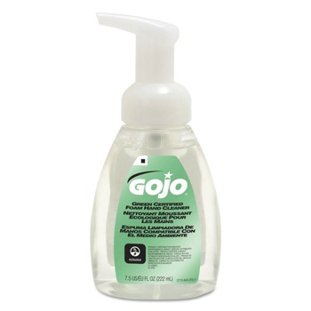 GOJO Industries 5715-06 7.5 oz Green Certified Foam Soap - Fragrance-Free (6/Carton)