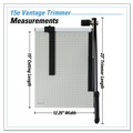 Arts & Crafts Supplies | Dahle 15E Vantage 12.25 x 15.75 Guillotine 15-Sheet Paper Trimmer/Cutter image number 3