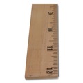 Office & Office Supplies | Westcott 10375 12 in. Long Metric and 1/16 in. Scale with Single Metal Edge Wood Ruler image number 2