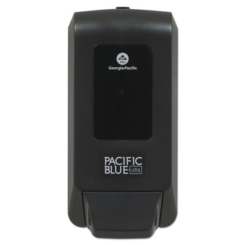 Georgia Pacific Professional 53057 Pacific Blue Ultra 5.6 in. x 4.4 in. x 11.5 in. 1200 mL Refill Soap/Sanitizer Dispenser - Black (1/Carton)