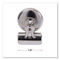 Paper Clips, Binder Clips, & Fasteners | Universal UNV31260 Bulldog Magnetic Clips - Small, Nickel (18/Pack) image number 8