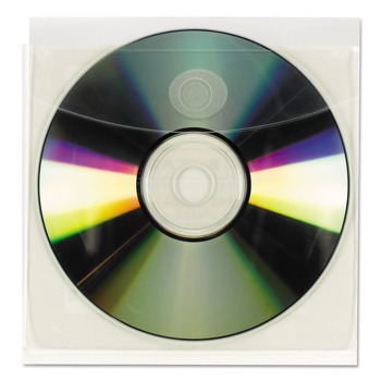 BINDERS AND BINDING SUPPLIES | Smead 68144 Self-Adhesive CD/Diskette Pockets - Clear (10/Pack)