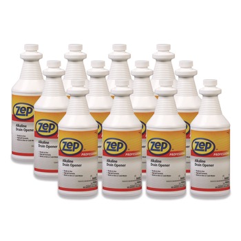 PRODUCTS | Zep Professional 1041423 Quart Bottle Alkaline Drain Opener (12/Carton)