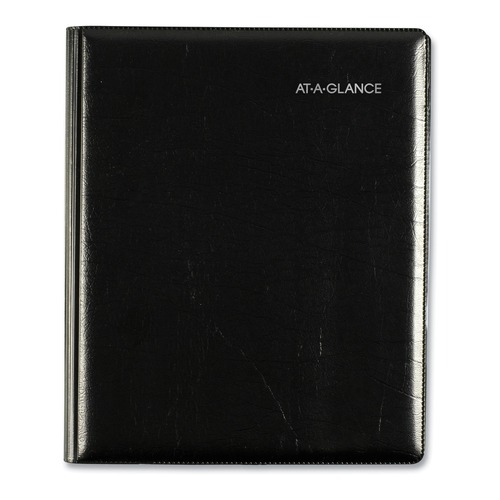 Notebooks & Pads | AT-A-GLANCE G545-00 8.75 in. x 7 in. 12-Month (Jan to Dec): 2026 DayMinder Executive Weekly/Monthly Refillable Planner - Black Cover image number 0