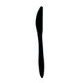 Cutlery | Boardwalk BWKKNIFEBLPPIW Mediumweight Wrapped Polypropylene Plastic Knife Cutlery - Black (1000/Carton) image number 0