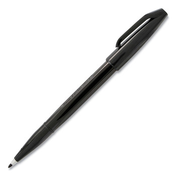  | Pentel Arts S520-A Sign Pen Extra-Fine Bullet Tip Fine Point Color Marker - Black (1-Dozen)