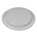 Bowls and Plates | Tablemate 9644WH 9 in. Diameter Plates Plastic Dinnerware - White (500/Carton) image number 4