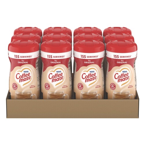  | Coffee-Mate 12039042 11 oz. Canister Non-Dairy Powdered Creamer - Original (12/Carton) image number 0