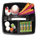 Boxes & Bins | Storex 00972E06C Small Caddy, 9.25 x 9.25 x 12, Black, 6/Pack image number 6