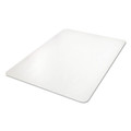 Office Chair Mats | Deflecto CM11242PC 45 x 53 All Day Use Rectangle Chair Mat - Clear image number 2