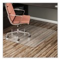 Office Chair Mats | Deflecto CM2E142 EconoMat 36 in. x 48 in. Flat Packed All Day Use Chair Mat for Hard Floors - Clear image number 2