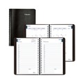 Notebooks & Pads | Blueline CA201.BLK 8 in. x 5 in. 12-Month (Aug 2025-Jul 2026) Academic Daily/Monthly Planner - Black Cover image number 0