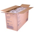 Food Trays, Containers, and Lids | Fabri-Kal 000000000009501020 Recycleware Flat Plug Fit Round Plastic Deli Container Lids - Clear (500/Carton) image number 3